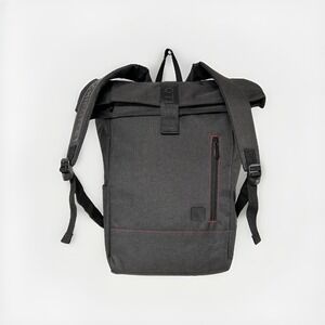 Chipotle RollTop Backpack Gray Ltd Ed Employee Gift SpellOut Fastfood Streetwear